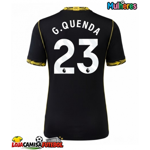 Camisa de Futebol Chelsea Geovany Quenda #23 Equipamento Secundário Mulheres 2026-27 Manga Curta
